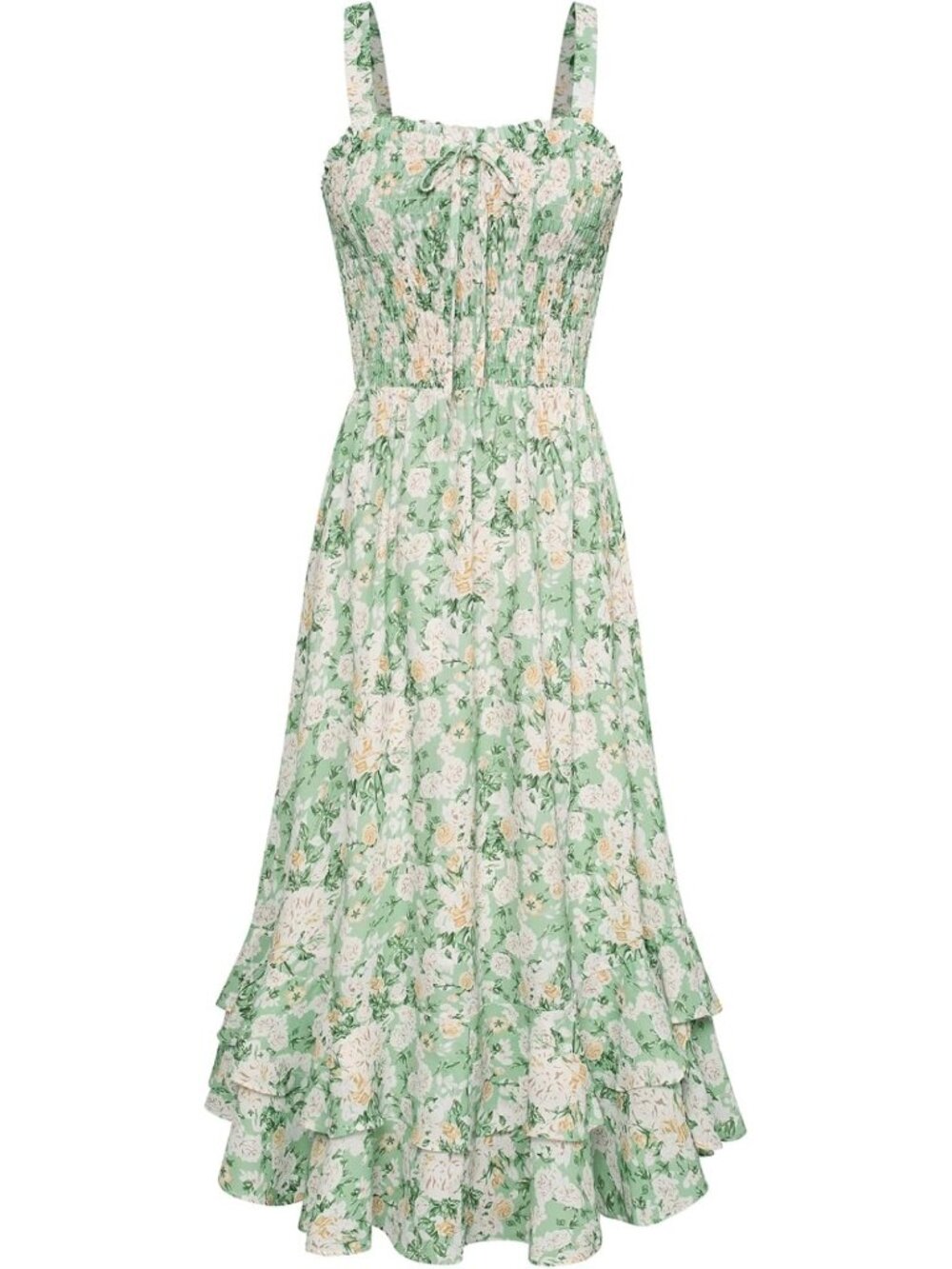 Floral Boho Summer Dress for Women - Trendy, Lightweight, Perfect for Vacay